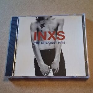 INXS - The Greatest Hits (CD) White & Black Cover with Red Logo